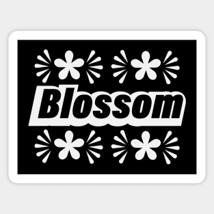 Blossom blossoming logo design Sticker